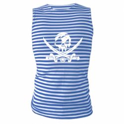 Майка-тельняшка Flag pirate - PrintSalon