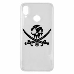 Чехол для Huawei P Smart Plus 2018 Flag pirate - PrintSalon