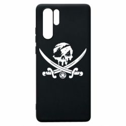 Чехол для Huawei P30 Pro Flag pirate - PrintSalon