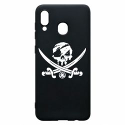 Чехол для Samsung A20 Flag pirate - PrintSalon