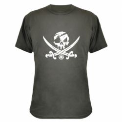 Камуфляжная футболка Flag pirate - PrintSalon
