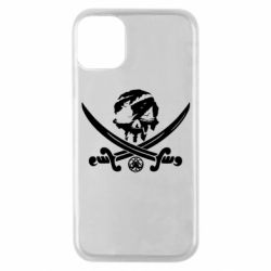 Чехол для iPhone 11 Pro Flag pirate - PrintSalon