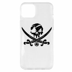 Чехол для iPhone 14 Plus Flag pirate - PrintSalon