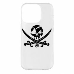 Чехол для iPhone 14 Pro Flag pirate - PrintSalon