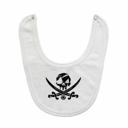 Слюнявчик  Flag pirate - PrintSalon