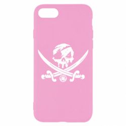 Чехол для iPhone 7 Flag pirate - PrintSalon