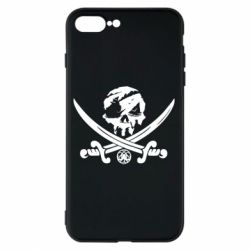 Чехол для iPhone 7 Plus Flag pirate - PrintSalon