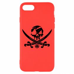 Чехол для iPhone 8 Flag pirate - PrintSalon