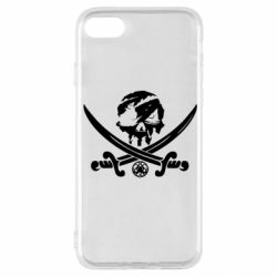 Чехол для iPhone SE 2022 Flag pirate - PrintSalon