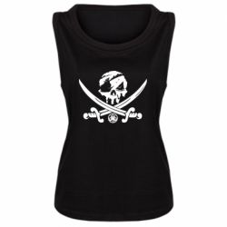 Женская майка Flag pirate - PrintSalon