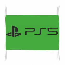Флаг PlayStation 5 Logo