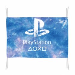 Прапор Playstation on tai dai background - PrintSalon