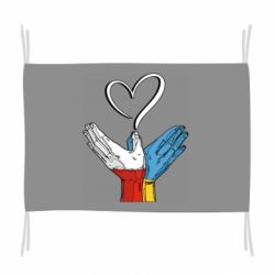 Флаг Польша и Украина вместе