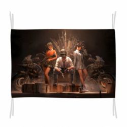 Флаг Pubg on the throne - PrintSalon