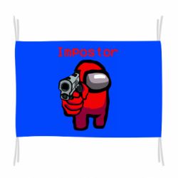 Прапор Red Impostor - PrintSalon