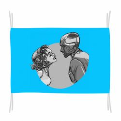 Флаг Retro Wanda and Vision - PrintSalon