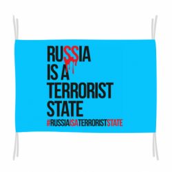 Флаг Russia is a terrorist - PrintSalon