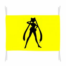 Прапор Sailor Moon silhouette - PrintSalon