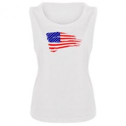 Женская майка Флаг США - PrintSalon