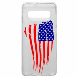 Чехол для Samsung S10+ Флаг США - PrintSalon