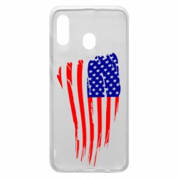 Чехол для Samsung A20 Флаг США - PrintSalon