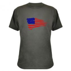 Камуфляжная футболка Флаг США - PrintSalon
