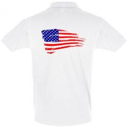 Мужское поло Флаг США - PrintSalon