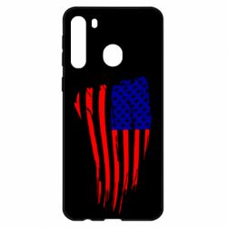 Чехол для Samsung A21 Флаг США - PrintSalon