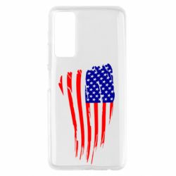 Чехол для Huawei P Smart 2021 Флаг США - PrintSalon