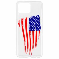 Чехол для Oppo Reno 4 Lite Флаг США - PrintSalon