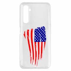 Чехол для Realme 6 Pro Флаг США - PrintSalon