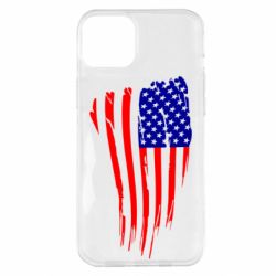 Чехол для iPhone 14 Plus Флаг США - PrintSalon
