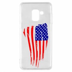 Чехол для Samsung A8 2018 Флаг США - PrintSalon