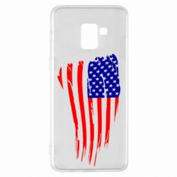 Чехол для Samsung A8+ 2018 Флаг США