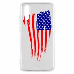 Чехол для Huawei P20 Флаг США - PrintSalon