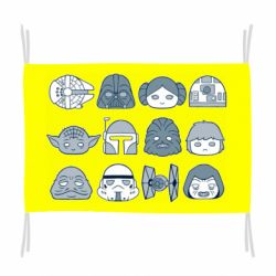 Флаг Star wars icons - PrintSalon
