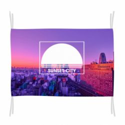 Прапор Sunset city - PrintSalon