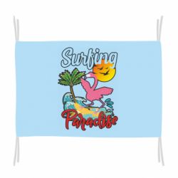 Флаг Surfing Paradise Flamingo - PrintSalon