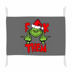 Флаг The grinch f*ck them - PrintSalon
