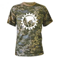 Камуфляжна футболка Прапор у колі - PrintSalon