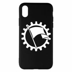 Чохол для iPhone X/Xs Прапор у колі - PrintSalon