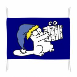 Флаг Украинский кот саймона с подарком - PrintSalon