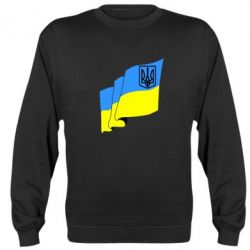 Cвитшот Флаг Украины с Гербом - PrintSalon