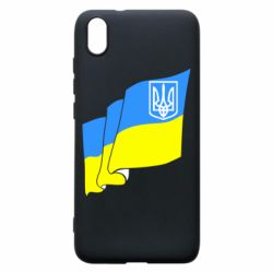 Чехол для Xiaomi Redmi 7A Флаг Украины с Гербом - PrintSalon