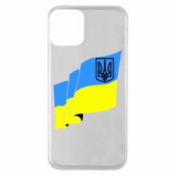 Чехол для iPhone 11 Флаг Украины с Гербом - PrintSalon