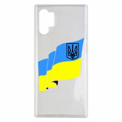 Чехол для Samsung Note 10 Plus Флаг Украины с Гербом - PrintSalon