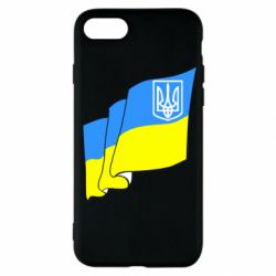 Чехол для iPhone SE 2020 Флаг Украины с Гербом - PrintSalon