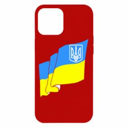 Чехол для iPhone 12 Pro Max Флаг Украины с Гербом - PrintSalon