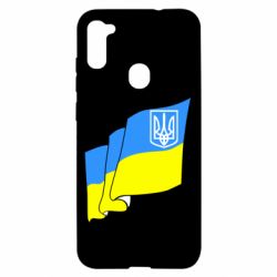 Чехол для Samsung A11/M11 Флаг Украины с Гербом - PrintSalon