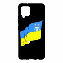 Чехол для Samsung A42 5G Флаг Украины с Гербом - PrintSalon